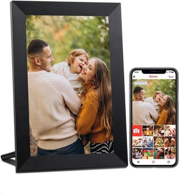 10,1'' Bilderrahmen Digitaler Bilderrahmen HD IPS Display Touch WIFI Frameo
