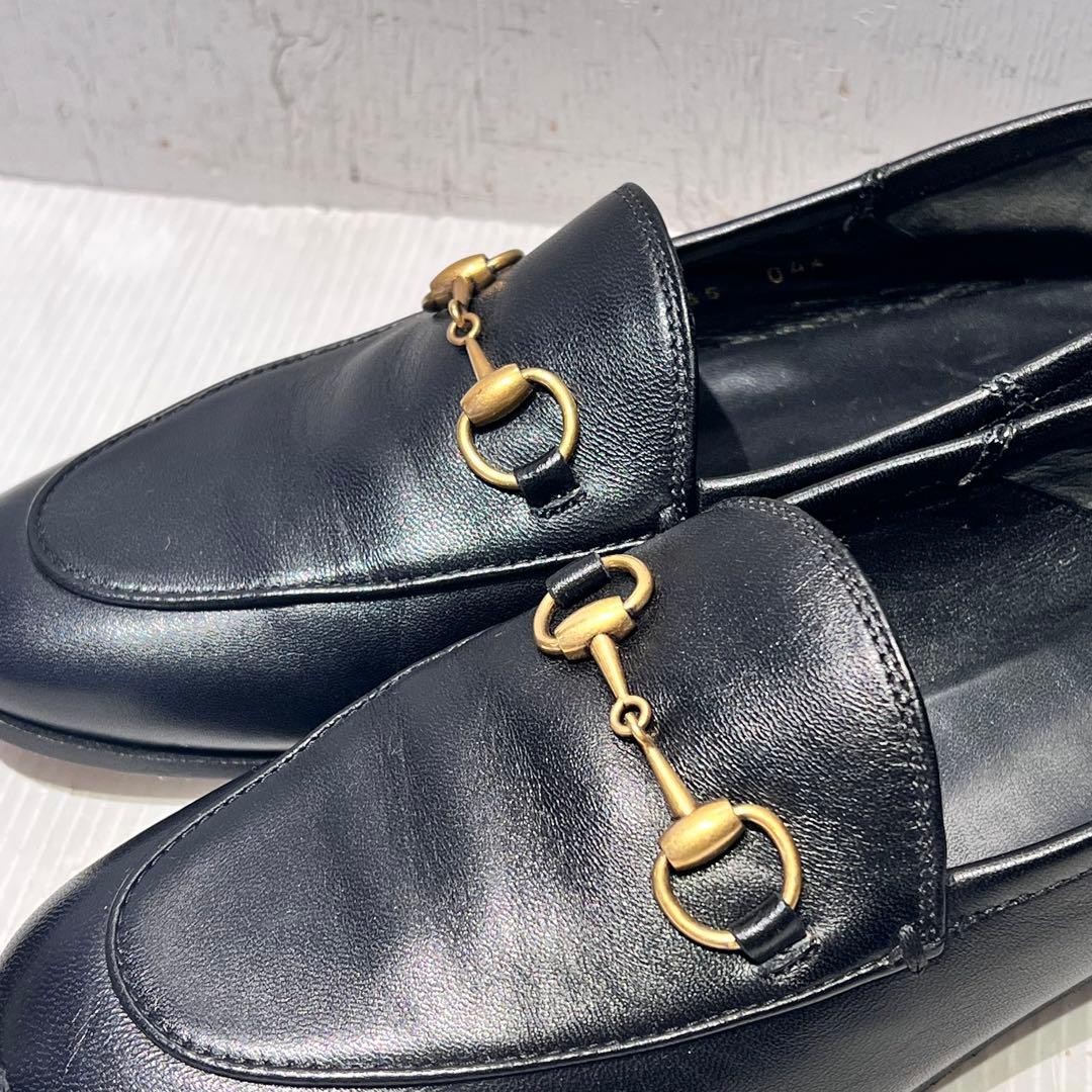GUCCI Women's Loafers Horsebit Leather Black EU35/US5 120233c thumbnail 10