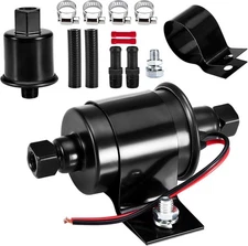 12V Low Pressure Inline Fuel Pump 2-3.5 PSI, Electric Universal Gasoline Diesel