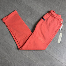 NEW Fear of God Essentials Relaxed Sweatpants Coral Pink Size Large FOG Joggers