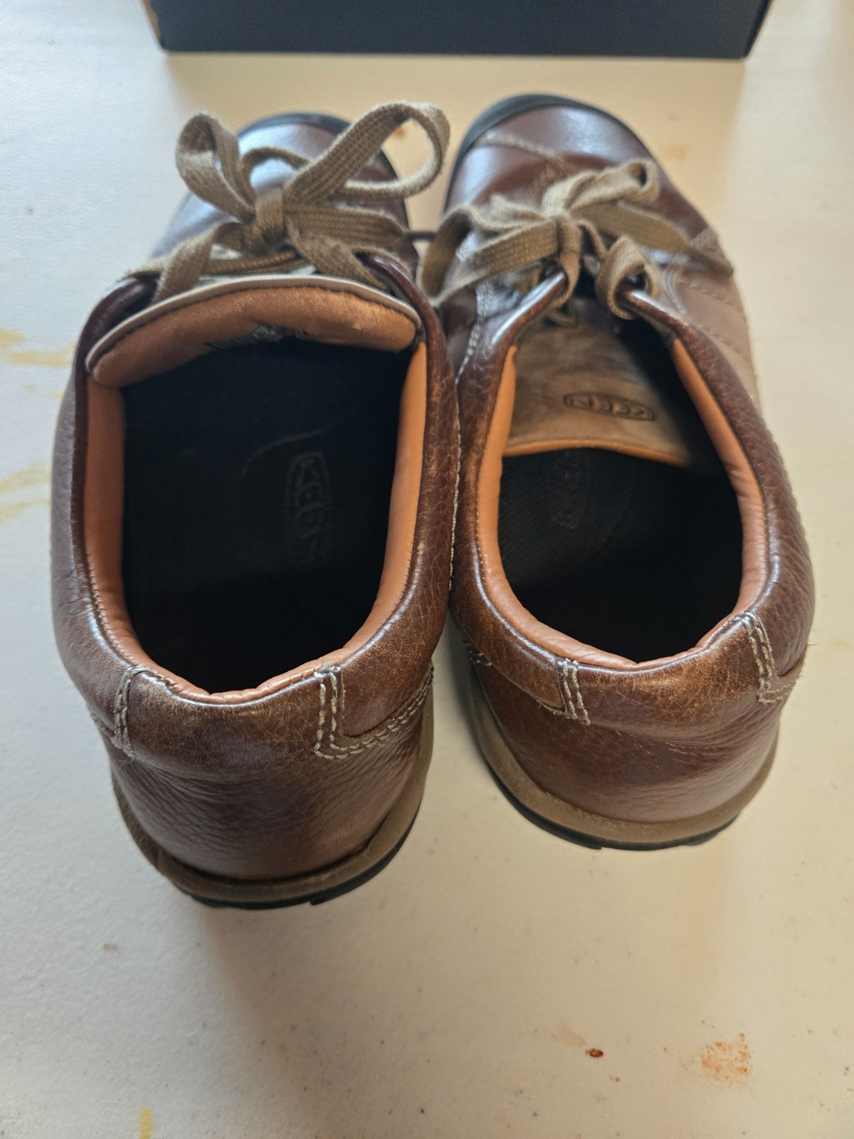 Keen Scarpe Casual in Pelle Donna 7 5 Marrone con Lacci...Camminata Escursionismo