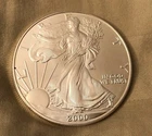 U.S. Mint American Eagle 2000 1 oz Silver Coin .999 Fine Uncertified
