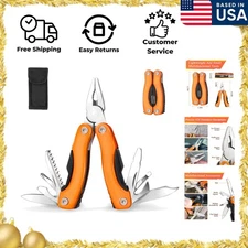 14-in-1 MINI Multitool Pliers Rugged & Practical Portable Pocket Camping Tools