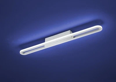 B-Leuchten LED Deckenleuchte Wandleuchte Nickel matt 1800 Lumen Dimmbar - Bild 1 von 2