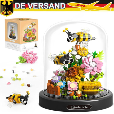 Blumen-Bienenbaum-Baustein-Set Blumen-Baustein-Set Blumenstrauß-Baustein-Set DE