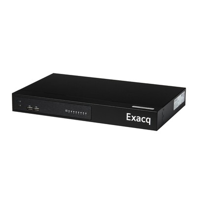EXACQ VISION IP02-02T-GP04 G-series 4 Port G-PoE Server, 2 IP, 2TB, Linux