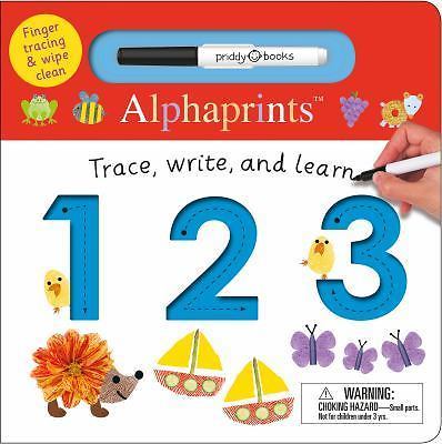 Alphaprints: Trace, Write, and Learn 123: Fin- Priddy, 9780312521516, board book