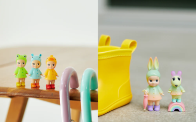 Sonny Angel I Love Rainy Day Series Secret Raincoat Rabbit Mini