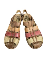 Propet Jubilee Wedge Sandal Women's Size 10 M Bark Multi WSO013L