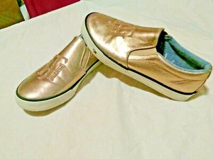 tommy hilfiger rose gold sneakers