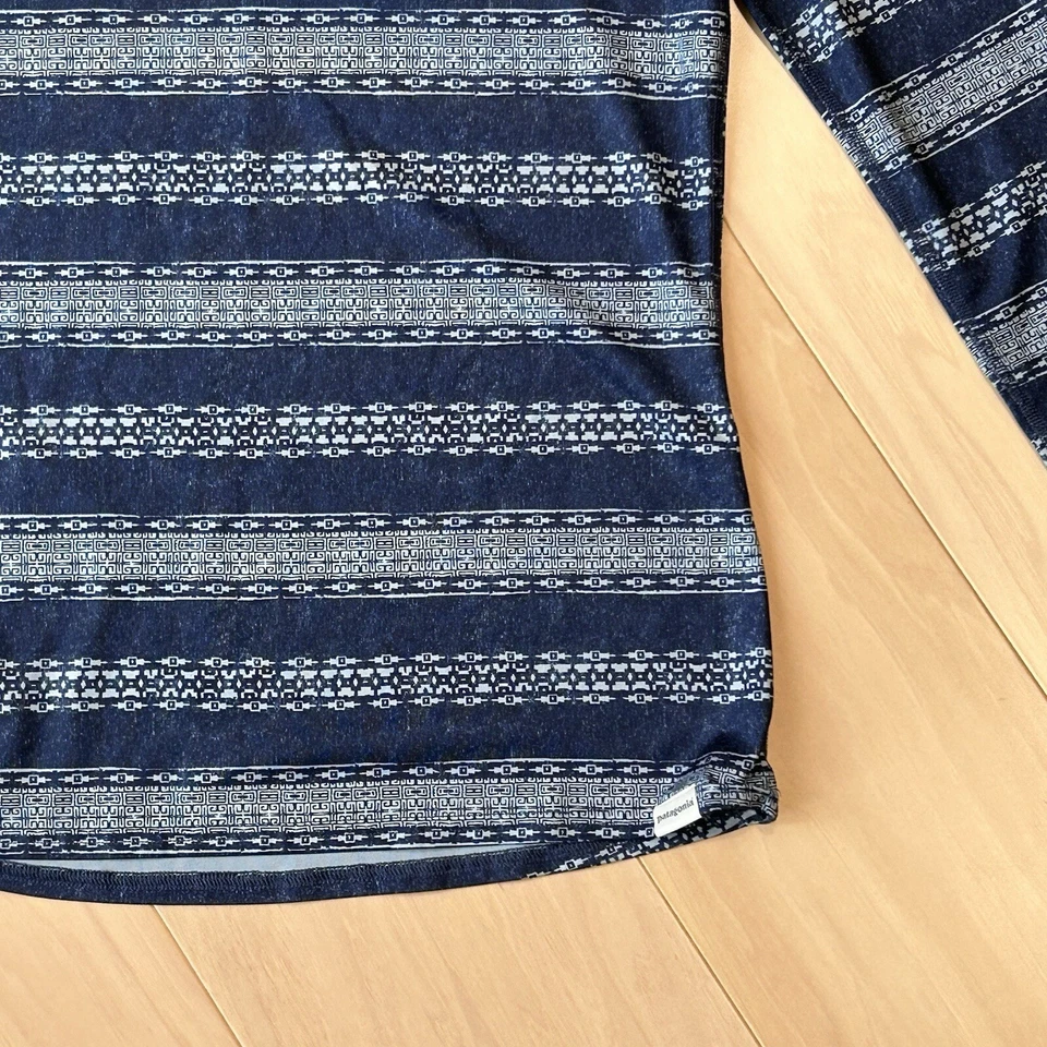 Patagonia Capilene 1 Silk Weight Crew Neck T-Shirt Long Sleeve Women’s Small — 第 3/4 张图片