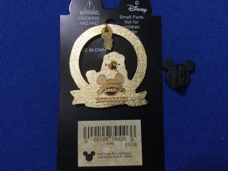 Prendedor Disney WDW Feliz Navidad 2003 Magic Kingdom Pluto Chip & Dale Mistletoe Foto 3 de 3