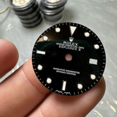 Rolex Dial Explorer Black Swiss Made 16570 16550 Zifferblatt Zifferblatt Zifferblatt