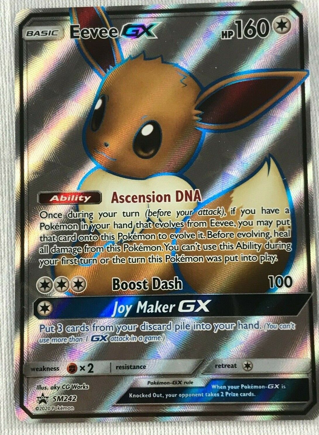 Carta Pokemon Eevee Gx (sm242) no Shoptime