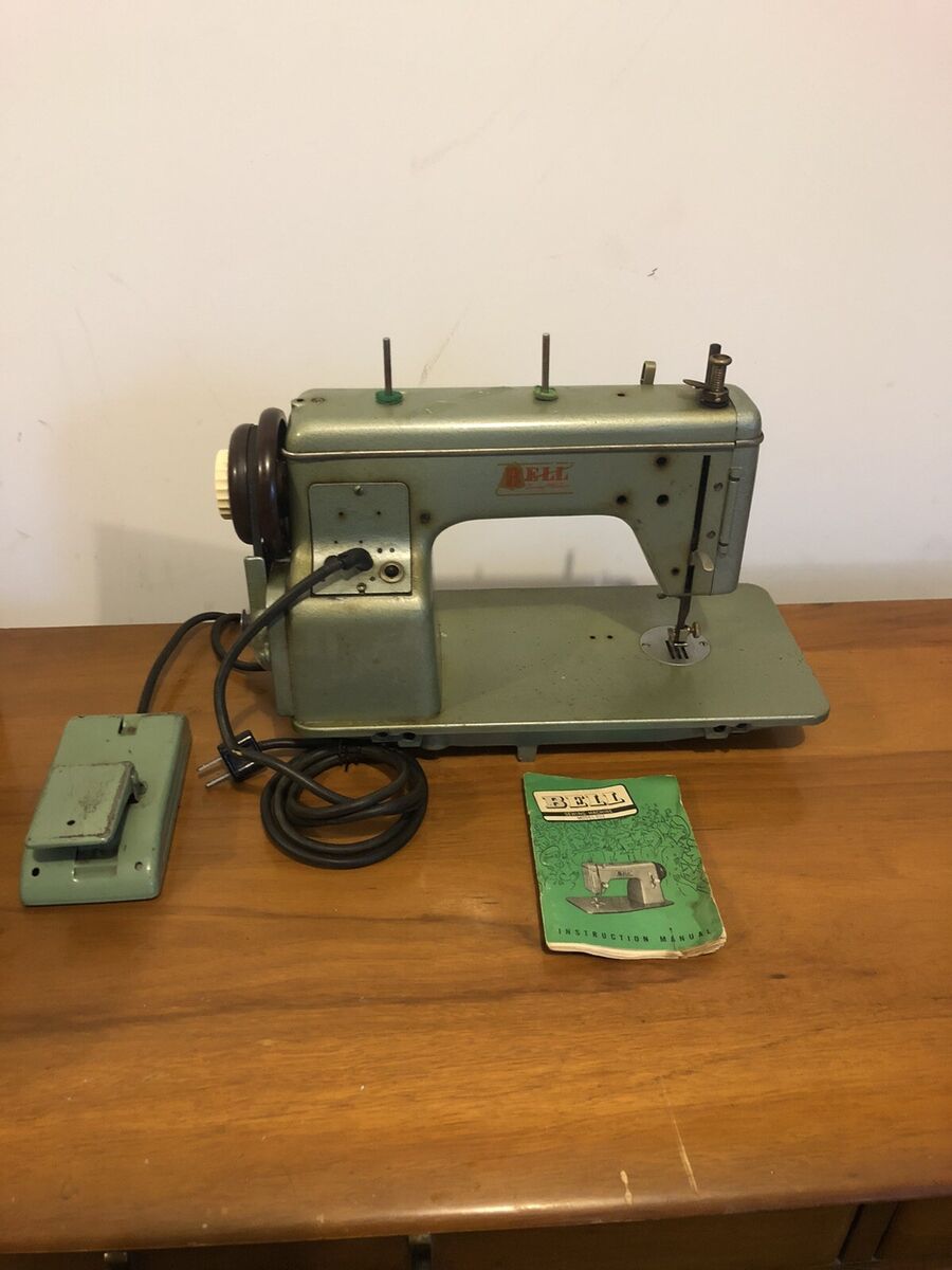 Bell Vintage Sewing Machine with Foot Pedal, Model 202 Bell Vintage Sewing Machine with Foot Pedal, Model 202