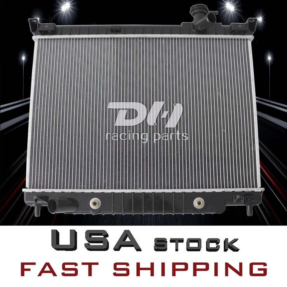 Радиатор подходит для 2002-09 Chevy Trailblazer GMC Envoy 2005-09 Saab 9-7x 4,2 л l6 #2458 - Изображение 4 из 4