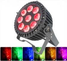 Led flat par stage lighting Outdoor Waterproof 9 18W 6in1 slim Par Light IP65