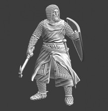 Northern Crusades Miniatures Medieval Knight w War hammer 28mm 32mm 35mm 40 54mm