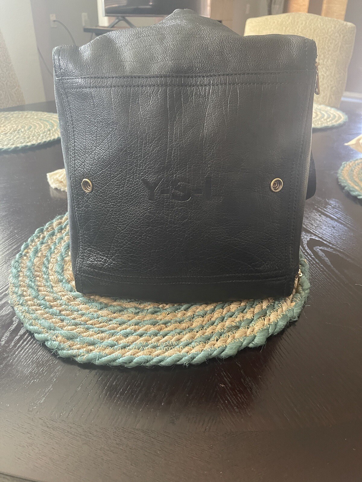 SAINT LAURENT Borsa a mano e tracolla YSL GHW autentica