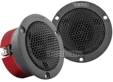2 DS18 GTX1 1" VC 480W 4 Ohm High Compression 3" Neo Super Bullet Tweeters Pair