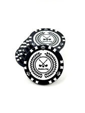 Members Only Golf Club Poker Chip Ball Marker (Pack of 3) 
