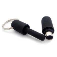 Cigar Punch Cutter  Raging Bull  Keychain Black