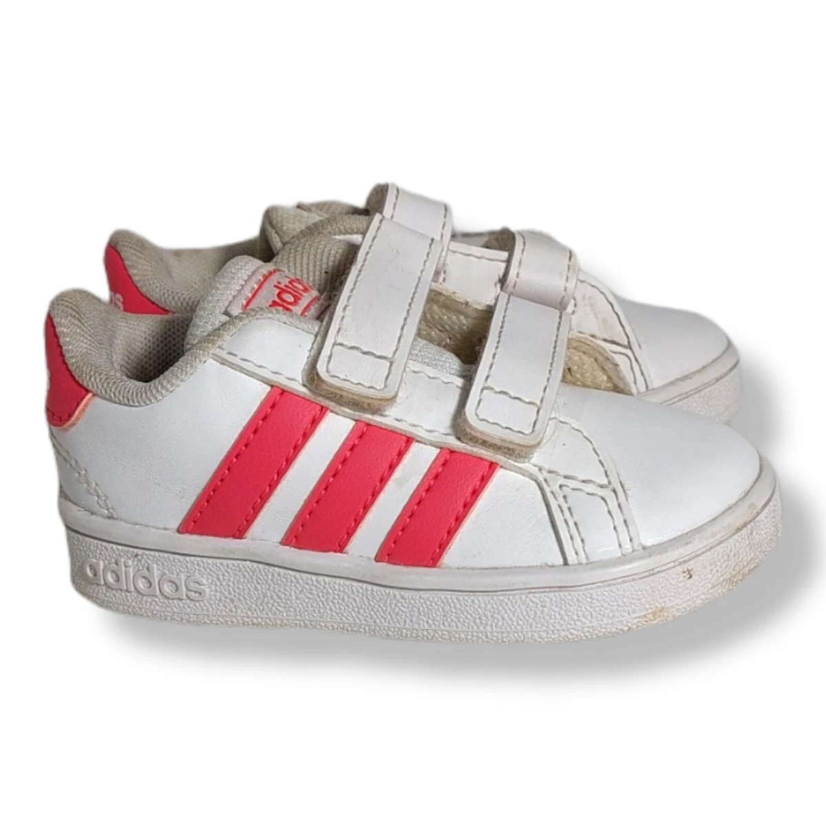 pink adidas toddler shoes