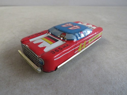 Vintage 1950-1960 Nakamura Blech Friktion Rennwagen #44 Germany 4,25" Made In Japan