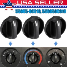 3PCS AC Climate Control Knob Air Switch Fits 2000-2006 Toyota Tundra 55905-0C010