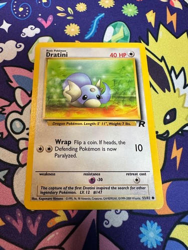 Dratini Team Rocket Illimité 53/82 Pokemon TCG Vintage WOTC