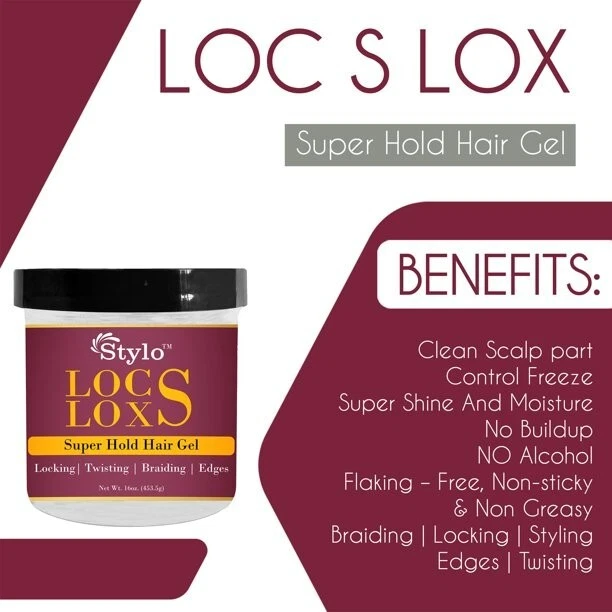 Stylo Locs Loxs Hair Styling Gel Pack Deal, 16oz Each For, 41 OFF