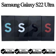 New Sealed Samsung Galaxy S22 Ultra 5G 128GB-512GB GSM CDMA Factory Unlocked NEW