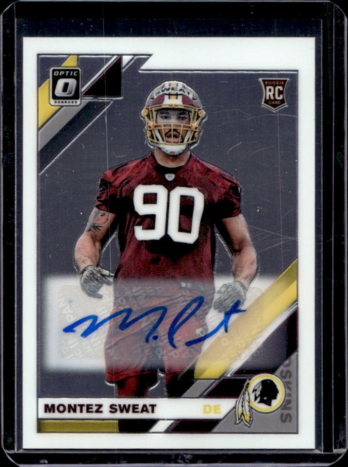 2019 Panini Donruss Optic Montez Sweat Rookies Auto RC #38/60 #110