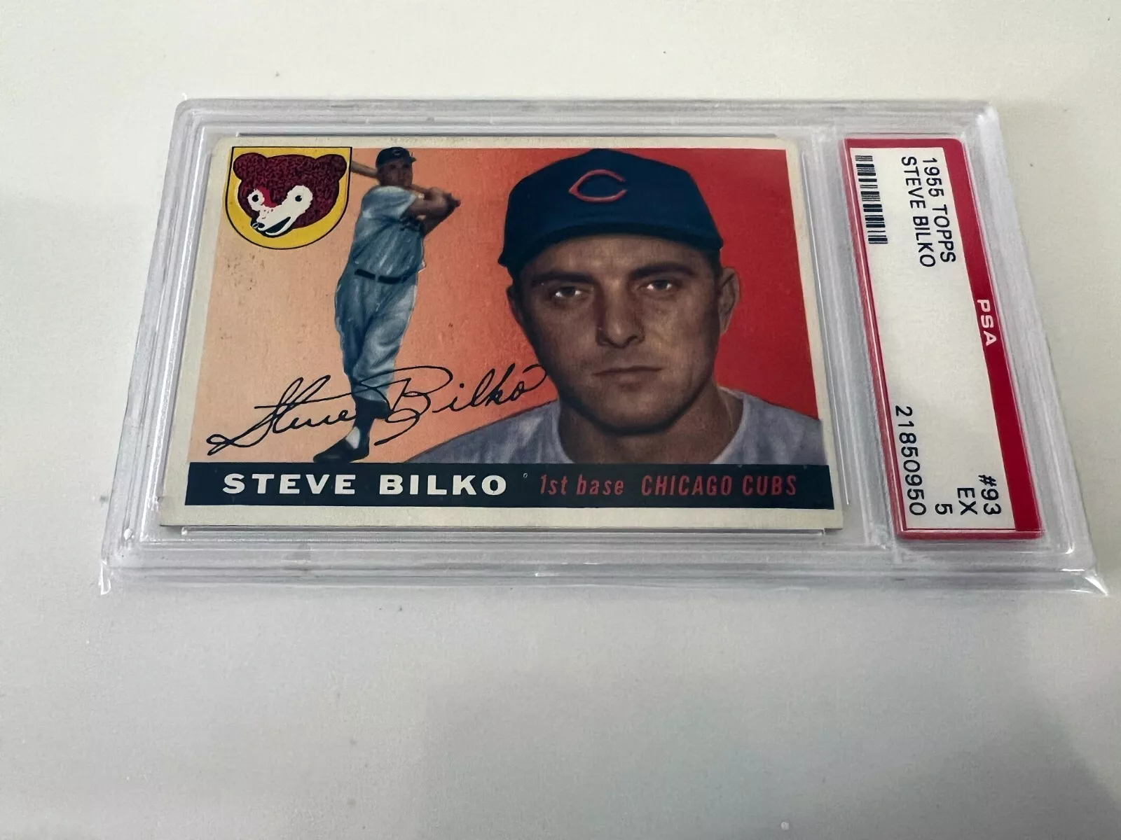 Steve Bilko trading card