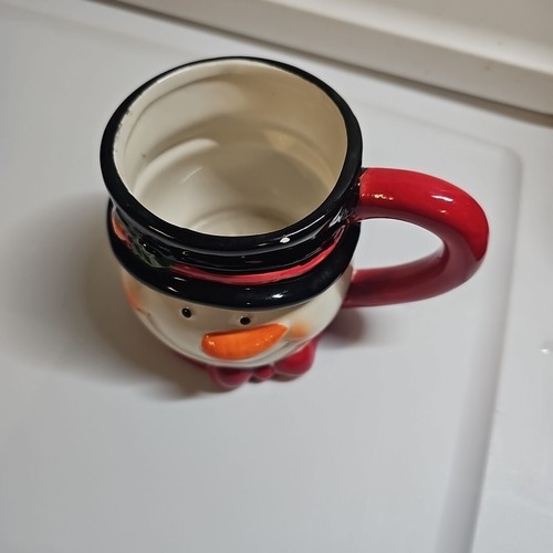 Ashland Snowman Coffee Mug Cup Ceramic Holiday Christmas Festive Winter - Picture 4 of 11