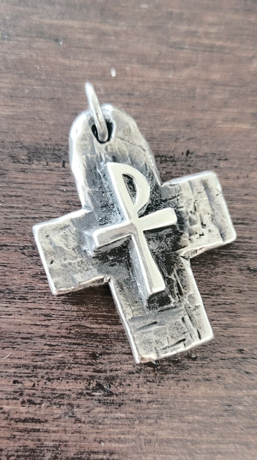 James Avery Textured Raised Cross on Cross Pendant … Gem