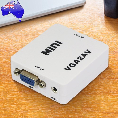 1080P VGA To RCA Adapter Support PAL NTSC for TV Set-Top Box Monitor PC