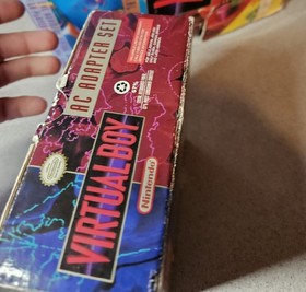 Nintendo Virtual Boy AC Adapter Set Multicolor Wired Console Boxed