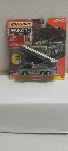 2024 MATCHBOX WORKING RIGS PIERCE VELOCITY ARIEL PLATFORM FIRE TRUCK ...