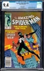 Amazing Spider-Man #252 Marvel 1984 Newsstand Ed 1st App Black Costume CGC 9.4