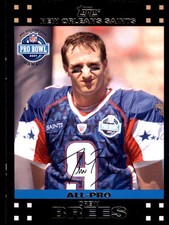 Drew Brees 2007 Topps #415 Saints NFL READ FREE SHIPPING AutographDen