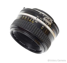 Nikon Nikkor 50mm F1.8 AI-S Manual Lens III Long Version EXC