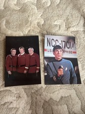 Two Star Trek Dr.Spok And Star Trek Generations Postcards 1991 And 1994