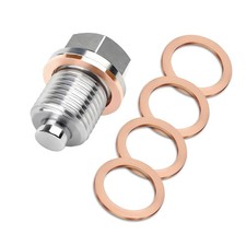 M16 x 1.5 Magnetic Oil Drain Plug, Magnetic Stainless Steel Oil Pan Drain Nut