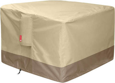 Gas Fire Pit Cover Square - 600D Heavy Duty Patio Outdoor Fire Pit Table Cover w