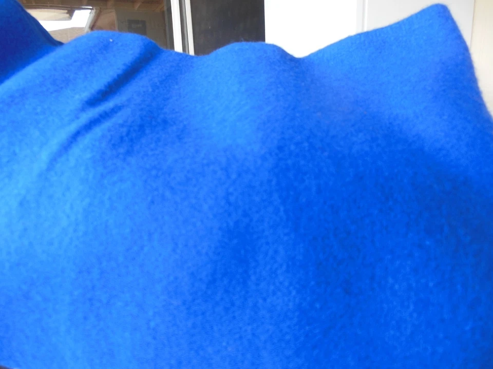 Royal Blue Wool Fabric - Cashmere Feel Wool - 3 Yards @ 58" W - Jacket Med Wt. - Image 4 of 4