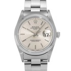 ROLEX Oyster Perpetual Date 15200 Silver Men's Used Watch #1112318