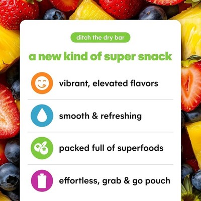 Variety Pack Noka Superfood Fruit Smoothie Pouches - 6 or 12 Count, 4.22 Oz Eac