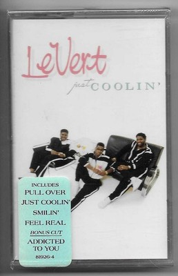 Gerald LEVERT Just Coolin PROMO PRESS CASSETTE TAPE STILL SEALED w/STICKER 1988
