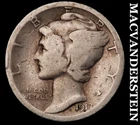 1917 Silver Mercury Dime - Scarce  Better Date  No Reserve  #K1912